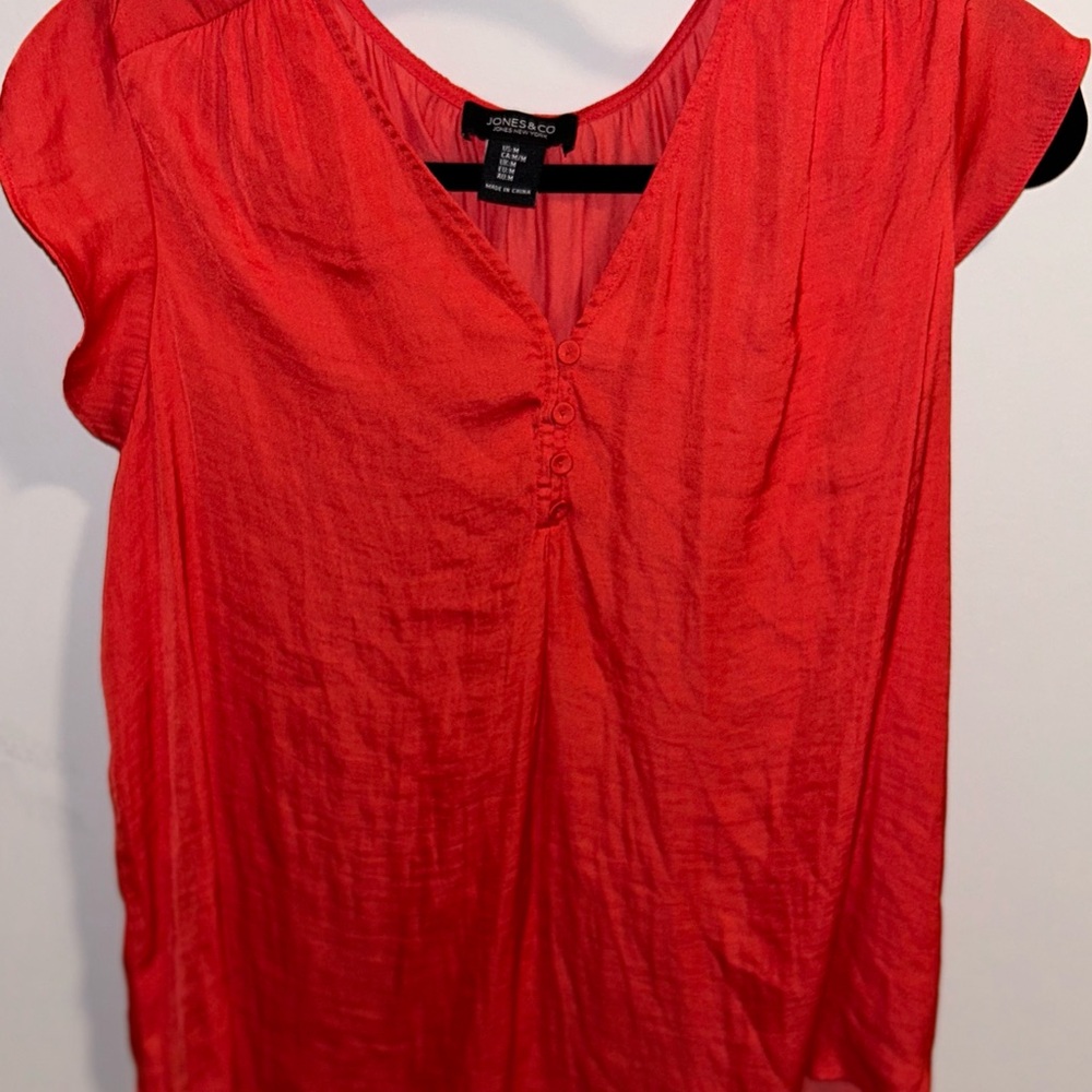 Jones New York Red Women's Top
